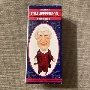 Washington Nationals 2007 Racing Presidents Tom Jefferson Bobblehead